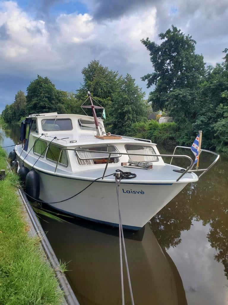 Brekkenkruiser met achterkajuit 9,50 x 3 x 0,90, Gebruikt, Staal, Binnenboordmotor, Diesel
