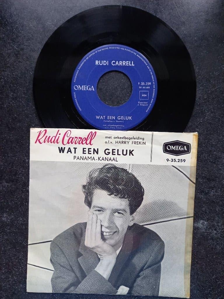 Rudi Carrell - Wat een geluk 1960, Cd's en Dvd's, Gebruikt, 7 inch, Ophalen of Verzenden, Beschermende buitenhoes