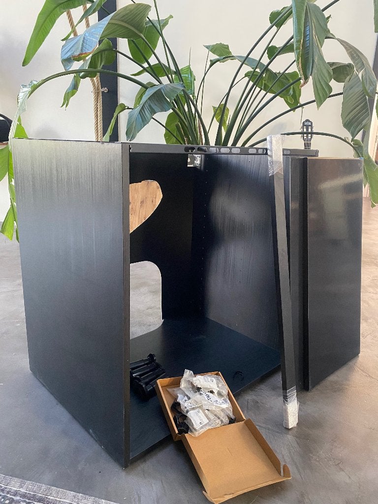 Onderkast Metod IKEA, Ophalen, Zwart, 50 tot 100 cm, Zo goed als nieuw