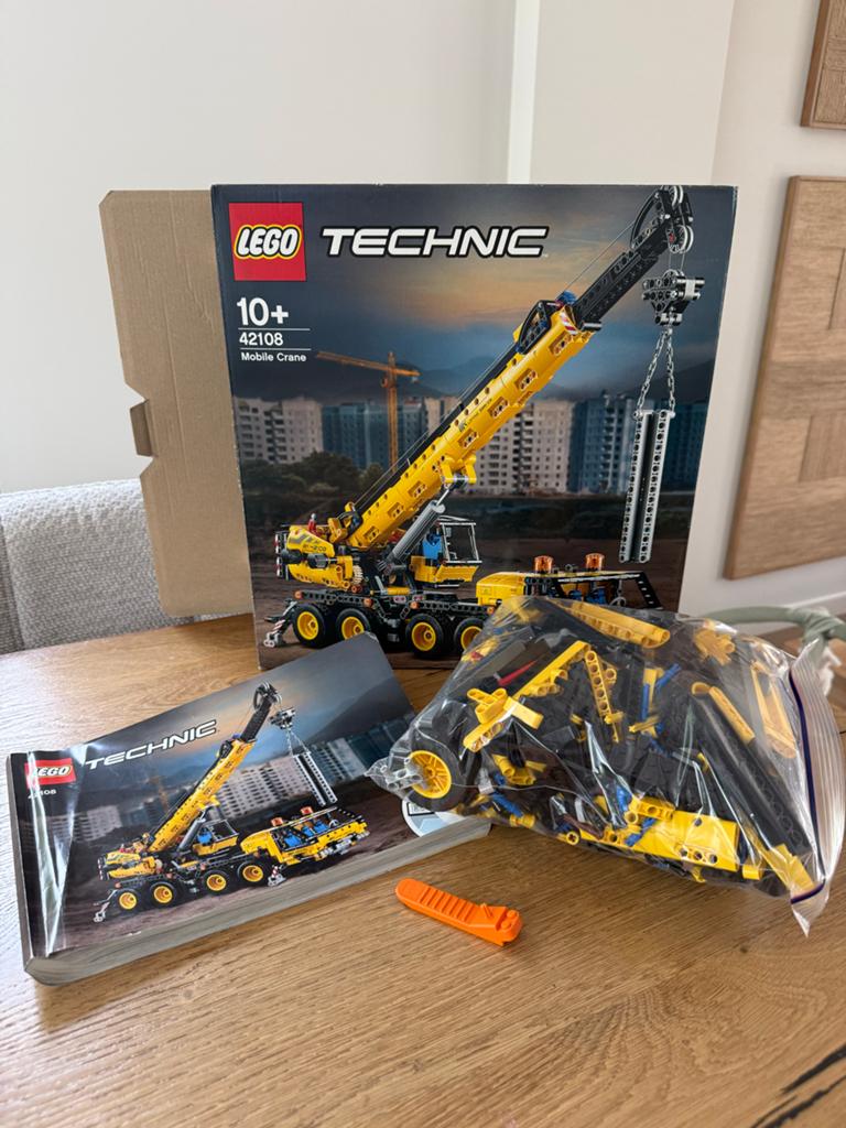 Lego Technic Mobiele Kraan 42108 compleet!, Ophalen, Lego, Zo goed als nieuw, Complete set