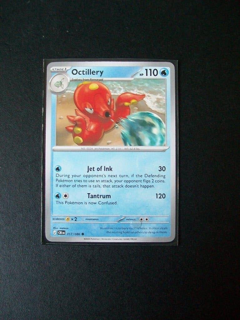 2973: Nieuwe Pokemon Kaart OCTILLERY HP 110 (017/086), Verzenden, Nieuw, Losse kaart