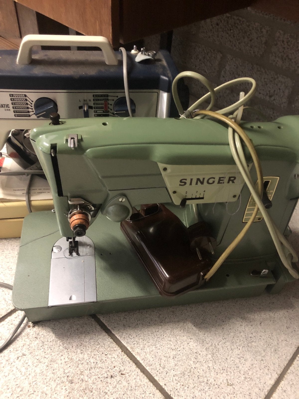 Vintage Singer Naaimachine - Model 237, Ophalen of Verzenden
