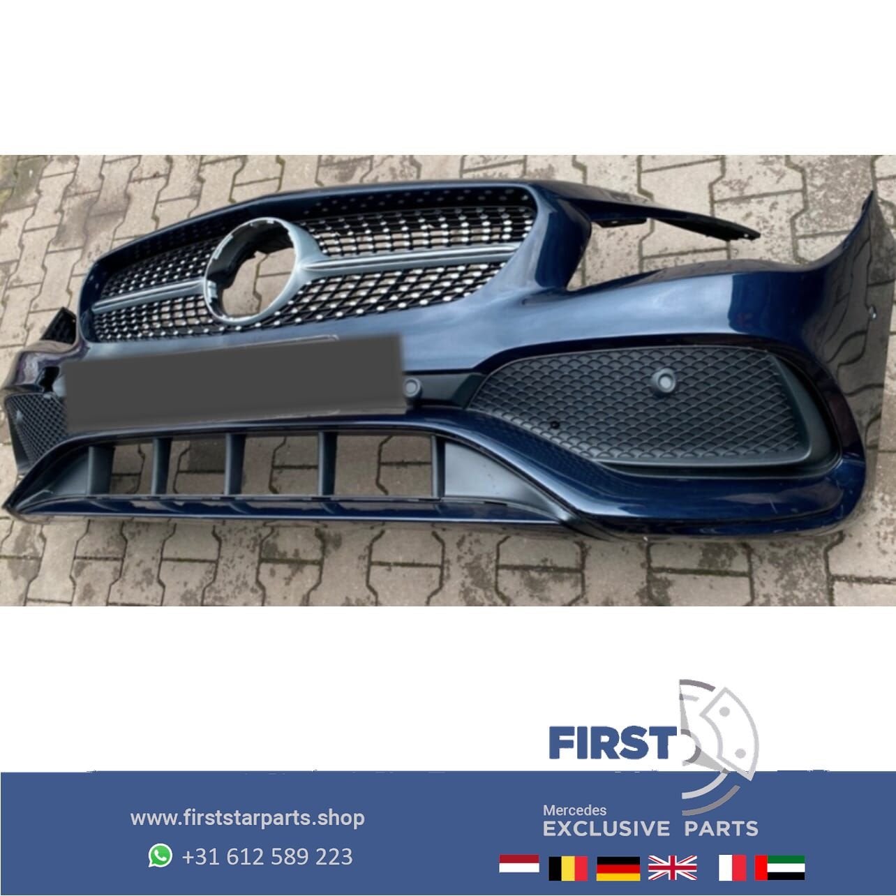 A1178802301 W117 AMG PAKKET VOORBUMPER CLA Facelift AMG bump, Gebruikt, -, Voor, Ophalen of Verzenden