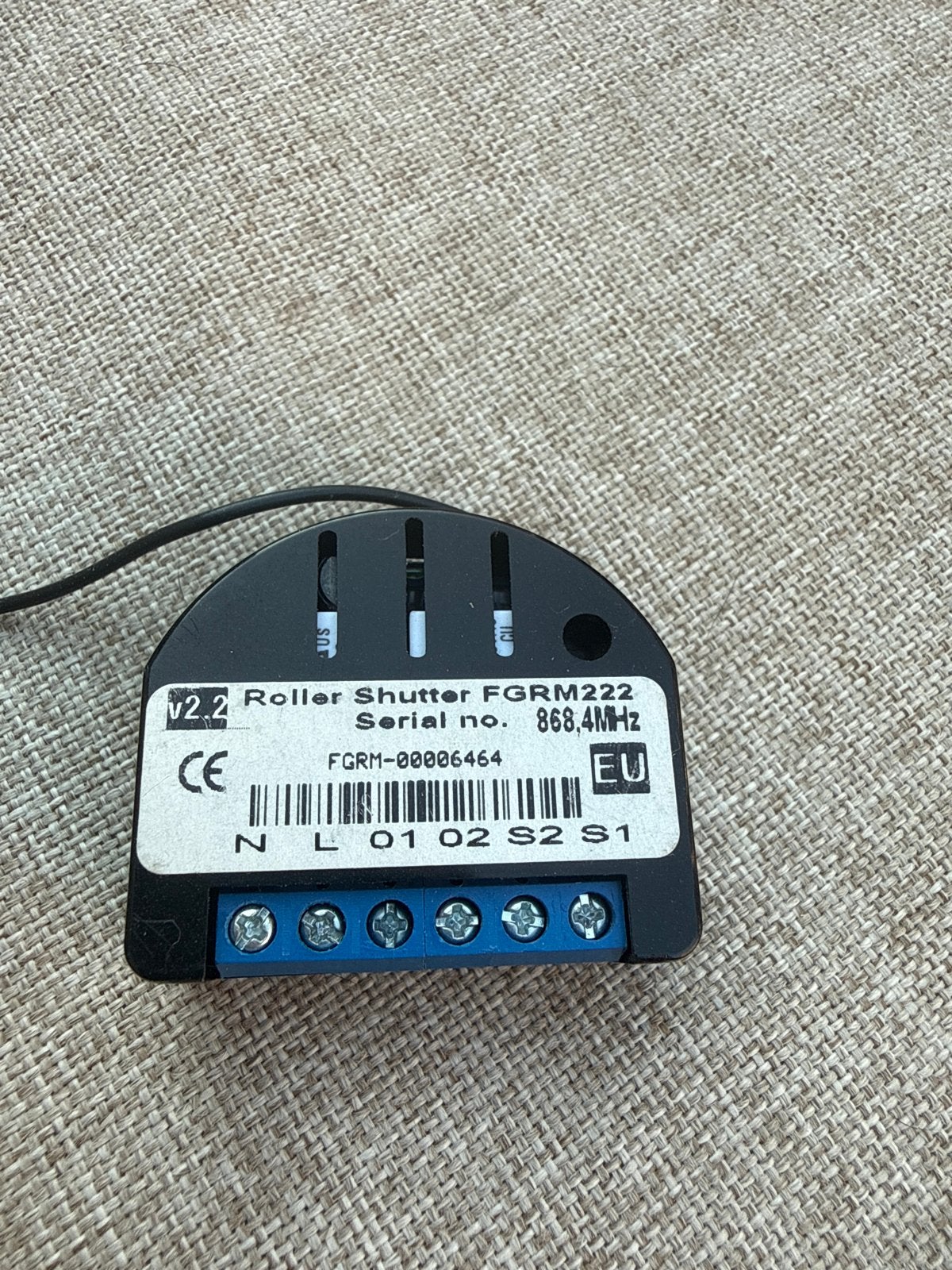 Fibaro Roller Shutter FGRM222 Z-Wave Module, Ophalen of Verzenden, Zo goed als nieuw, Overige merken, Overige typen