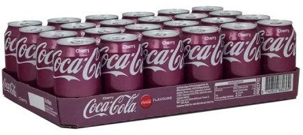 1 tray Coca cola cherry, Ophalen of Verzenden