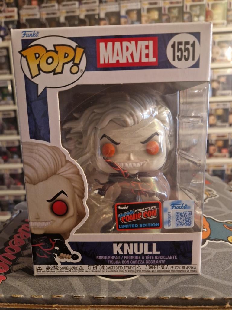 Funko Knull 1551 officiele NYCC sticker Marvel, Ophalen of Verzenden, Nieuw