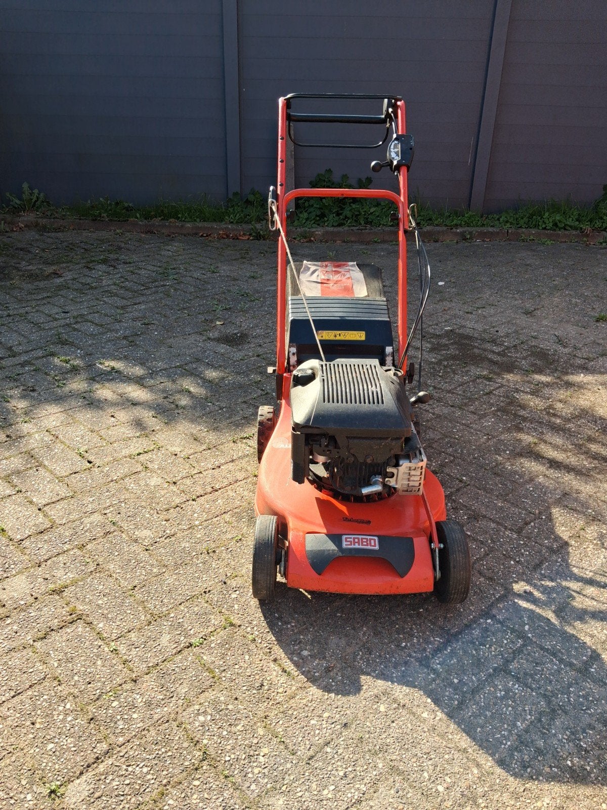 goede sabo grasmaaier, Ophalen, Gebruikt, SABO, Opvangzak
