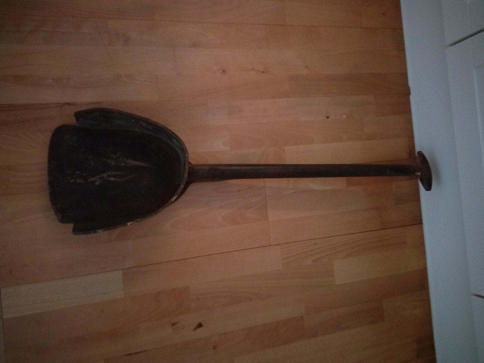 Antieke graan schep met lange steel, Ophalen of Verzenden