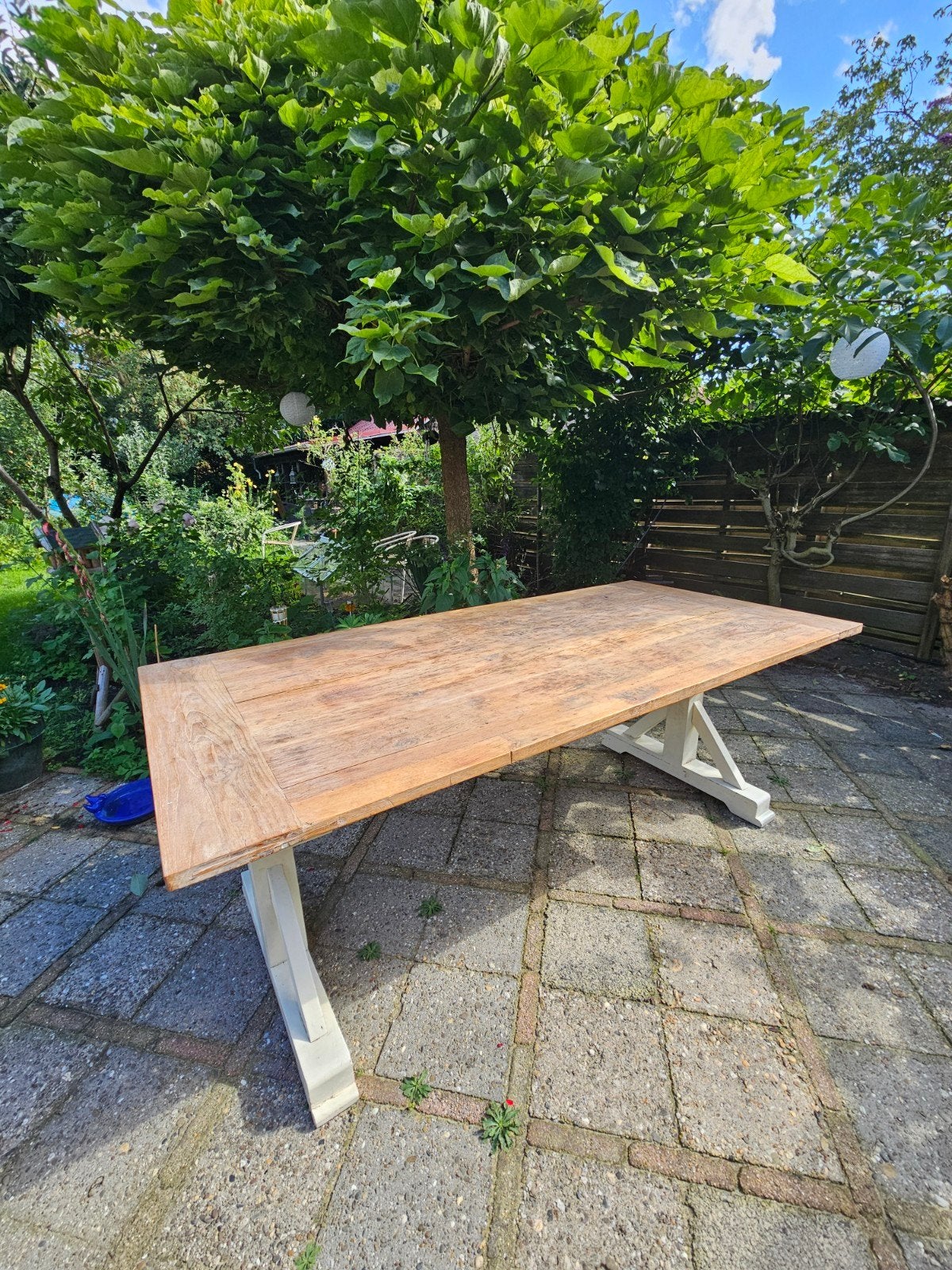 Foto 10 van Hele mooie, grote, landelijke eettafel