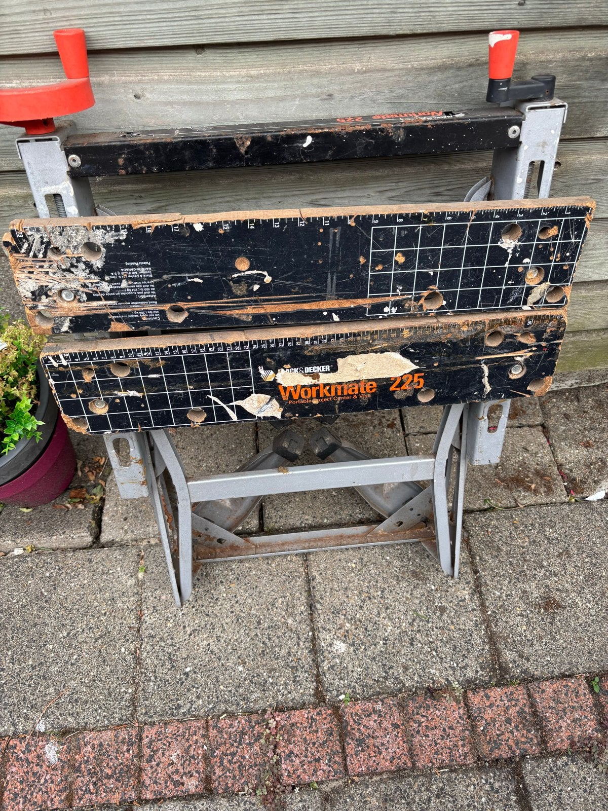 Black & Decker Workmate 225 Werkbank - Gebruikt, Ophalen, Gebruikt, Minder dan 70 cm, Inklapbaar