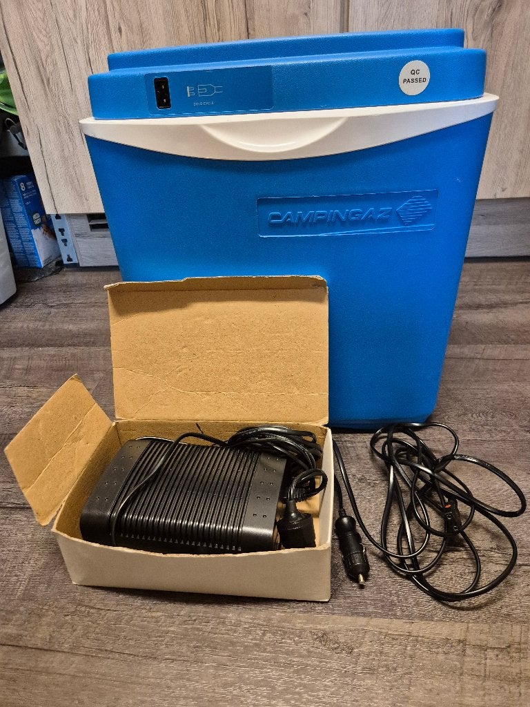 Koelbox 12 of 220 volt, Caravans en Kamperen, Ophalen, Gebruikt, Koelbox, Elektrisch