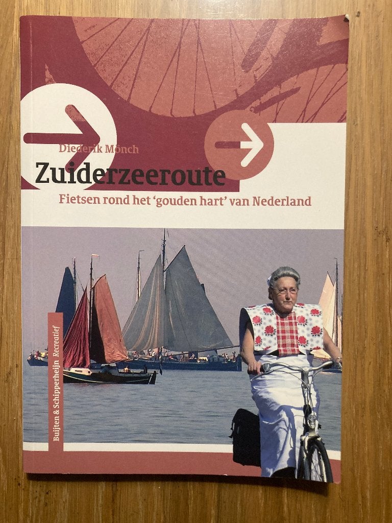 Zuiderzeeroute: Fietsen rond het 'gouden hart' van Nederland, Boeken, Overige merken, Diederik Monch, Fiets- of Wandelgids, Ophalen of Verzenden