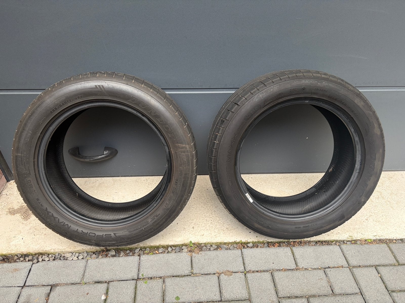 2 x Dunlop sport maxx banden 225/55/17 profiel 4,5mm, Ophalen