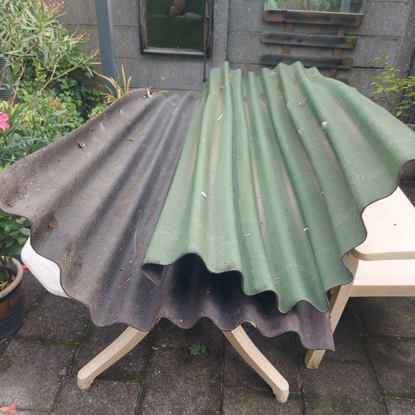 Gratis 2 golfplaten, Ophalen, Overige materialen, Gebruikt, Overige kleuren