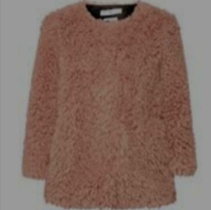 MANGO jas jack Ritalong roze imitatiebont maat M - nieuw -, Maat 38/40 (M), Mango, Nieuw, Ophalen of Verzenden