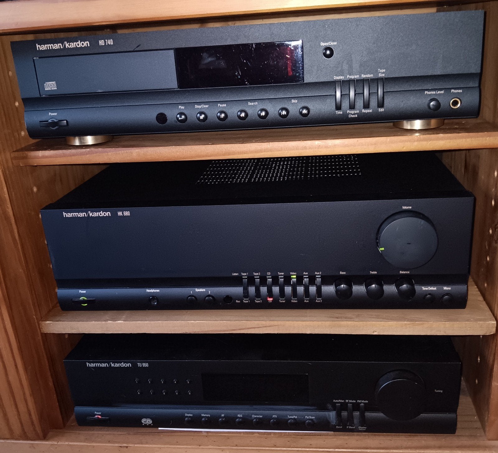 Harman Kardon Stereoset: Versterker, CD-speler, Tuner, Gebruikt, Losse componenten, Cd-speler, Ophalen