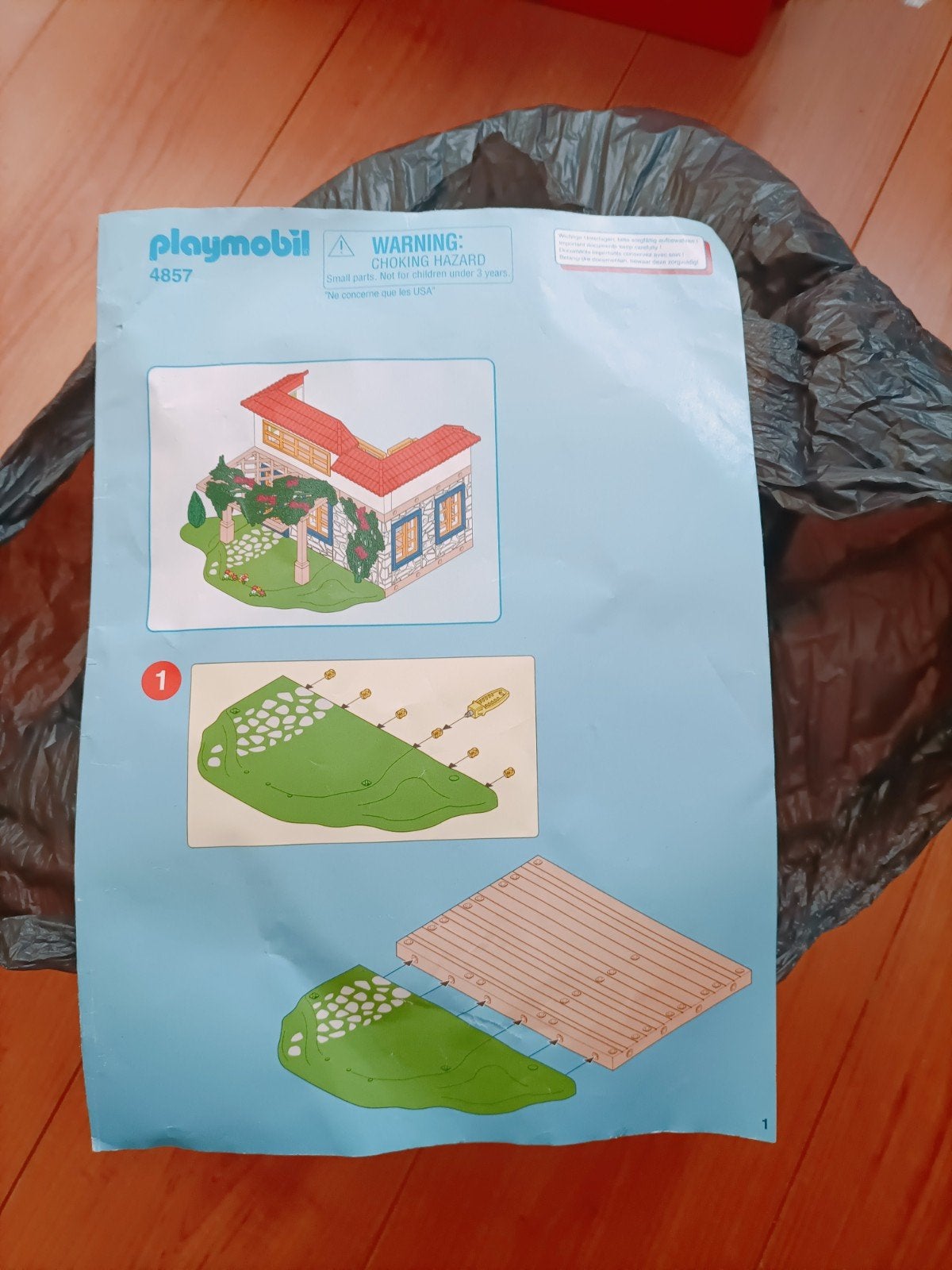 Playmobil 4857 Zomerhuis met handleiding, Ophalen of Verzenden, Gebruikt