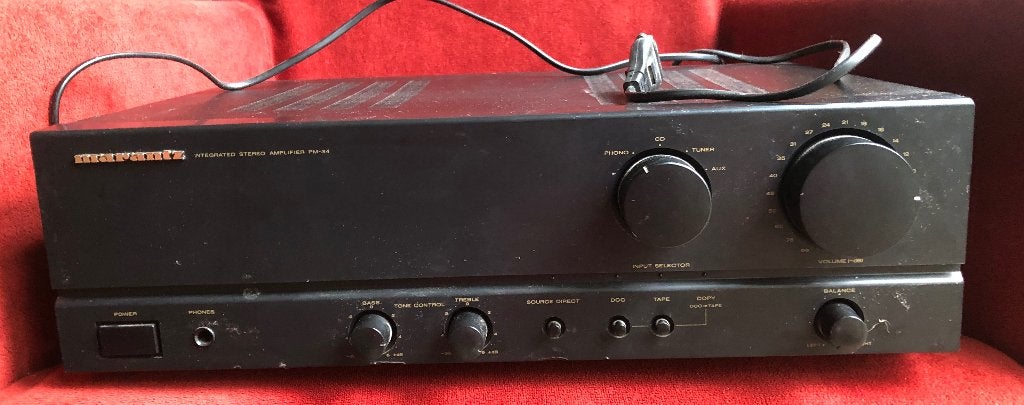 Marantz PM34 Vintage Geïntegreerde Stereo Versterker, Audio, Tv en Foto, Gebruikt, Ophalen, Marantz, Minder dan 60 watt