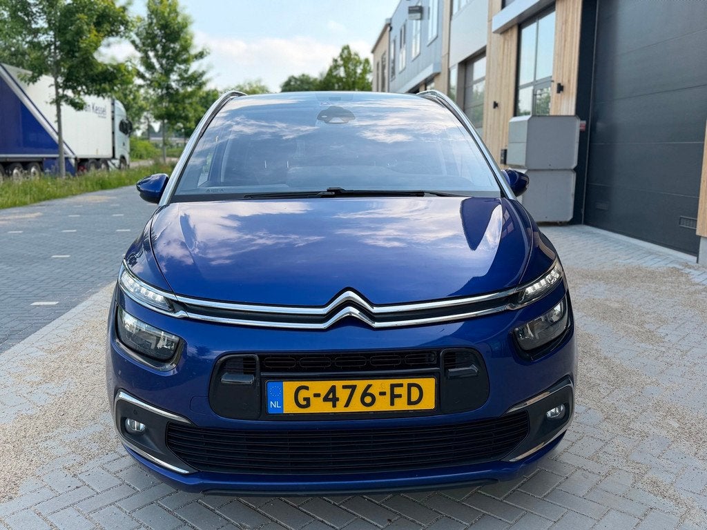 Citroen Grand C4 Picasso 2.0 BlueHDi 7P Shine (bj 2017) AUTO, Auto's, Citroën, Gebruikt, 4 cilinders, 150 pk, Blauw
