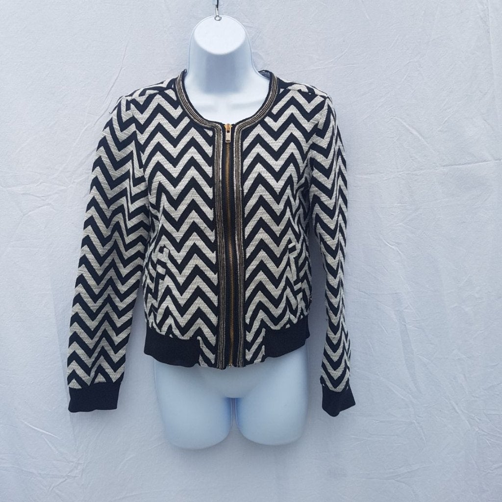 Leuk zigzag jack met zilverpaillettes mt S merk Costes, ., Ophalen of Verzenden, Zo goed als nieuw, .