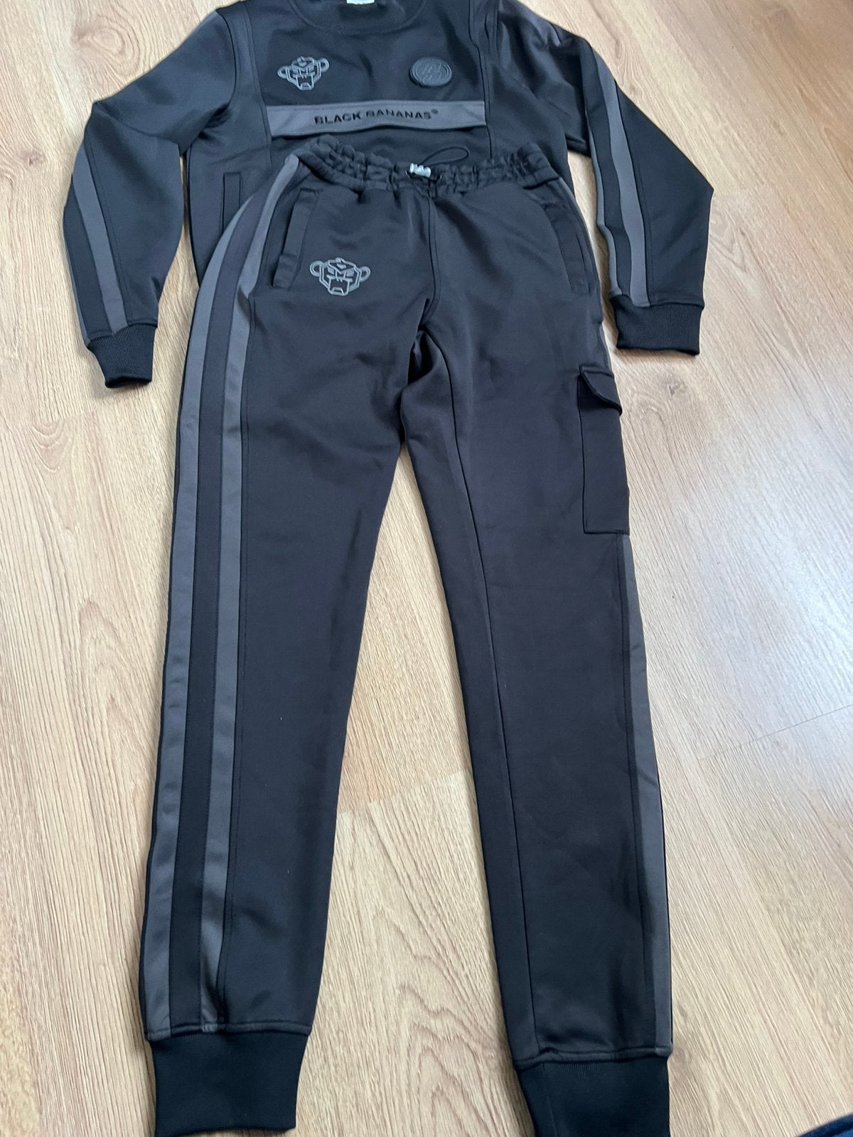 Black bananas trainingspak s broek sweater zwart, Zwart, Ophalen of Verzenden, Zo goed als nieuw, X