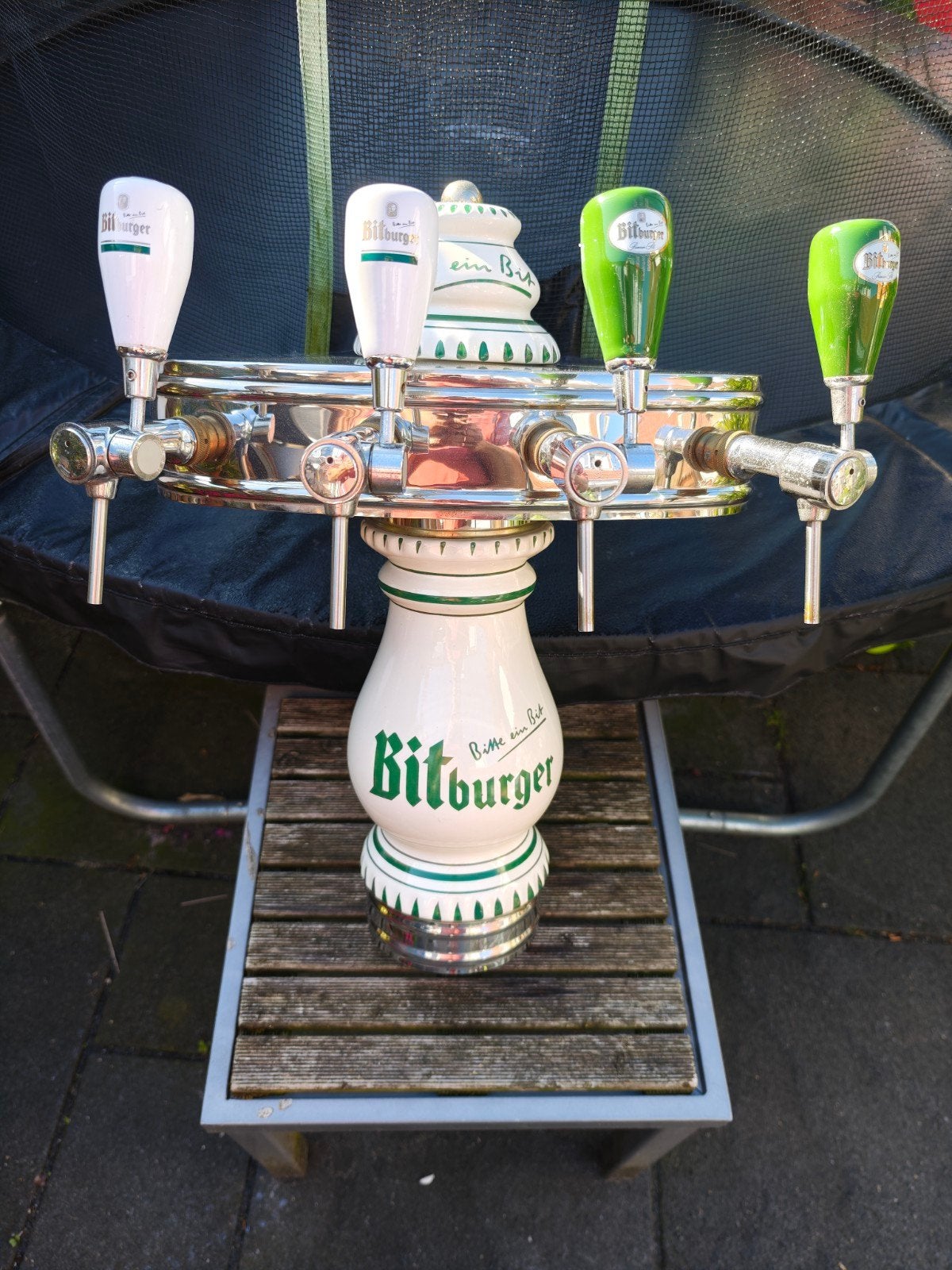 Vintage Bitburger biertap, Ophalen of Verzenden, Gebruikt, Overige typen, Overige merken