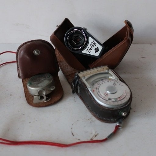 Rowi zelfontspanner Agfa Tully flitser Sekonic lichtmeter, Ophalen of Verzenden