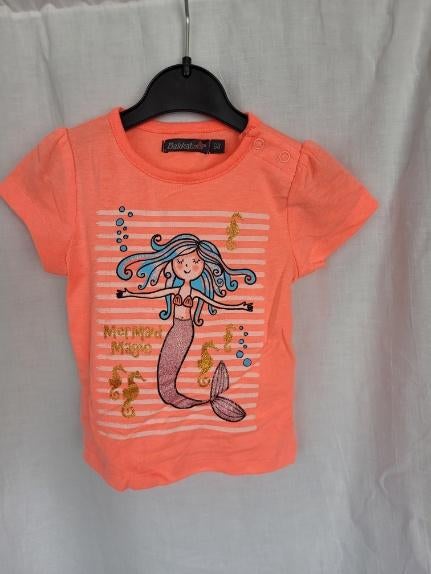 Leuk shirt met een zeemeermin mt 68 merk Bakkaboe, Meisje, ., Jurkje of Rokje, Ophalen of Verzenden