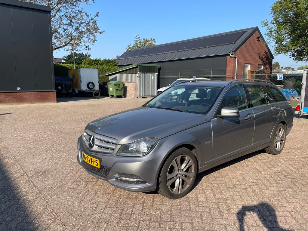 Mercedes-Benz C-Klasse C180 BE Estate Aut7 2011 Grijs, Auto's, Automaat, 1800 kg, 1796 cc, Stationwagon