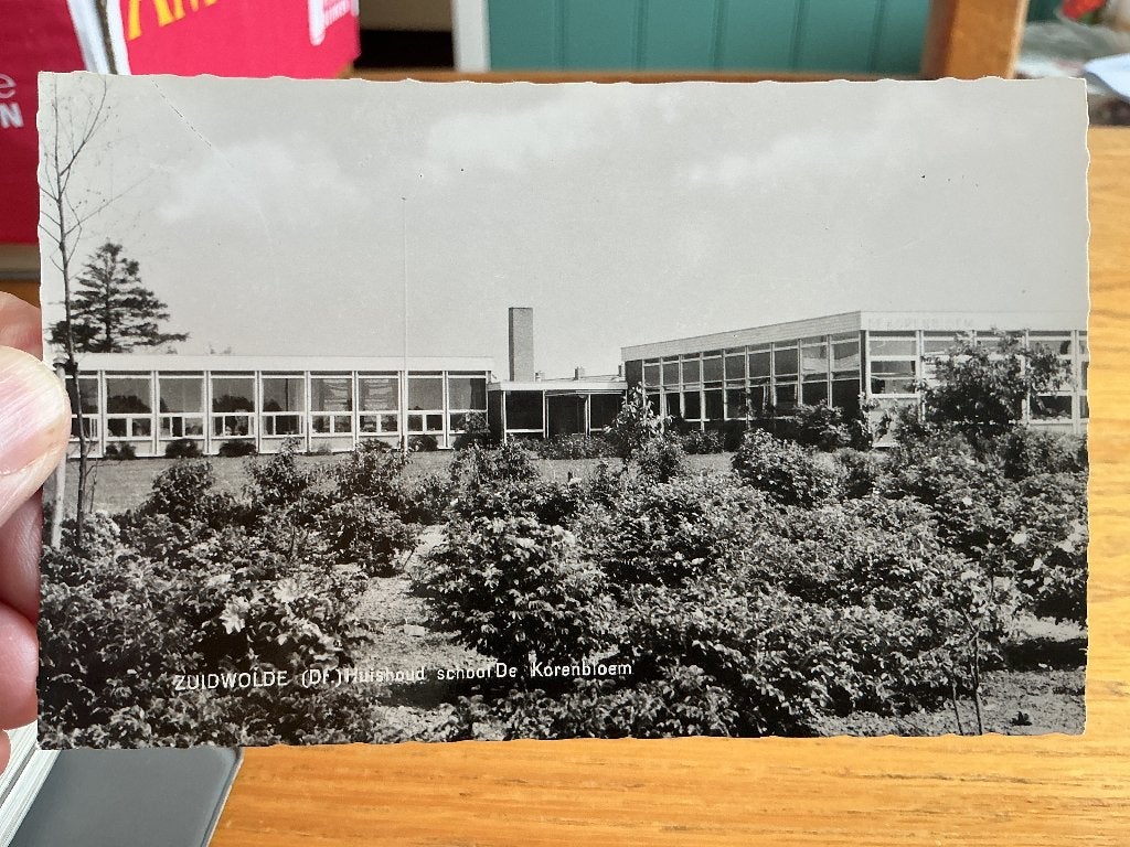 Zuidwolde huishoud school de Korenbloem, Verzenden, 1960 tot 1980, Ongelopen, Drenthe