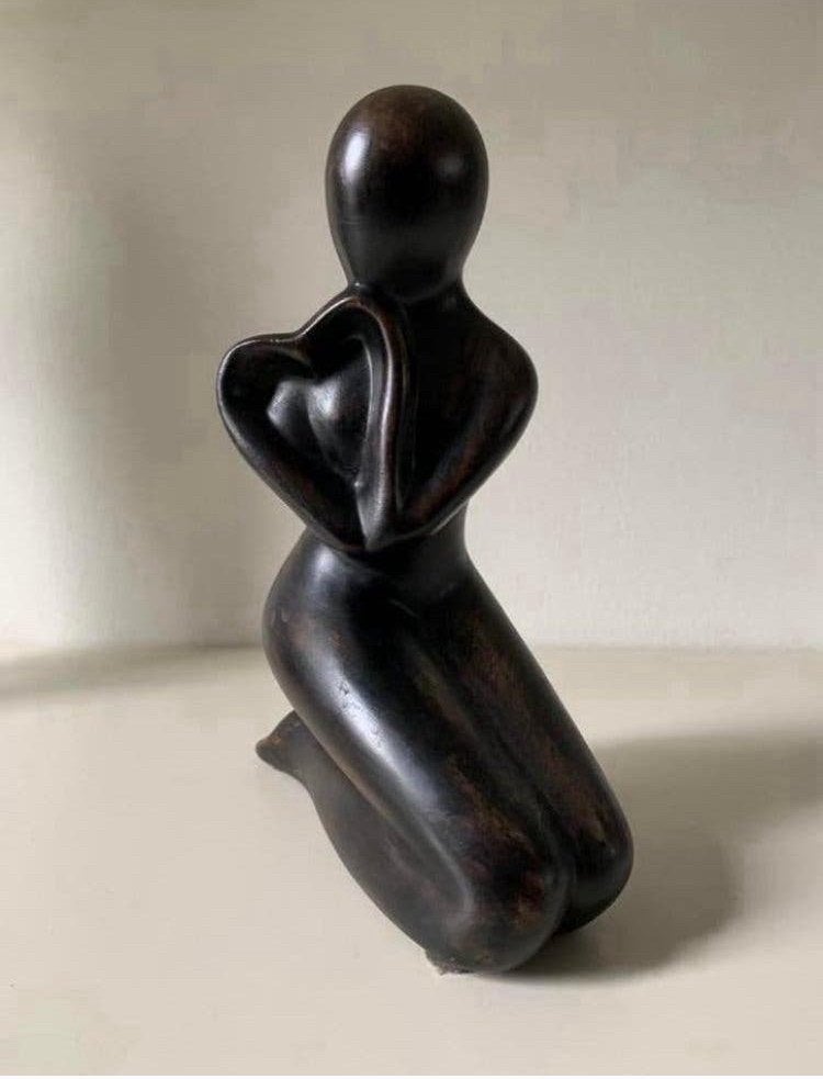 Beeldje- design 70th - keramiek- GILDE handwerk BOCHOLT-23cm, Ophalen of Verzenden, 20 - 50 cm, Steen of Keramiek, Beeld