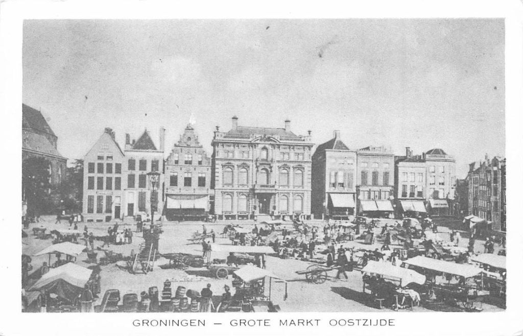 388-467-027 Groningen Grote Markt, Verzenden, Voor 1920, Groningen