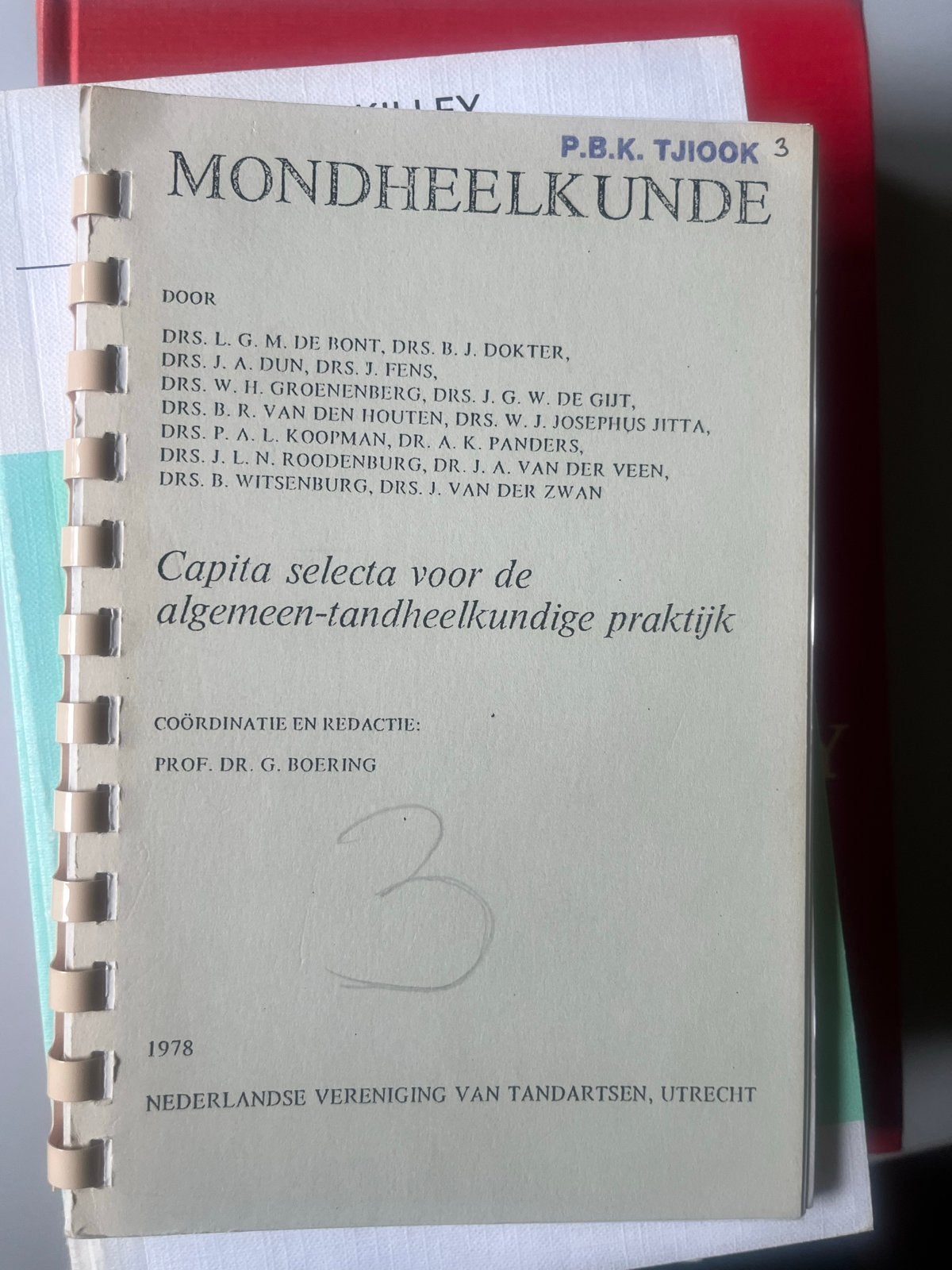 Mondheelkunde: Capita selecta voor tandheelkunde (1978), Ophalen of Verzenden, Beta, Gelezen, WO
