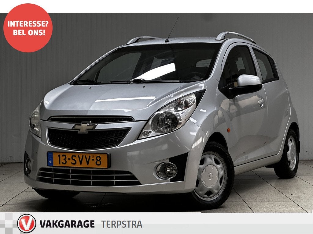 Chevrolet Spark 1.0 16V LS Bi-Fuel/ Airco/ C.V. Afstand/ Ele, Voorwielaandrijving, Euro 5, Zwart, 4 cilinders