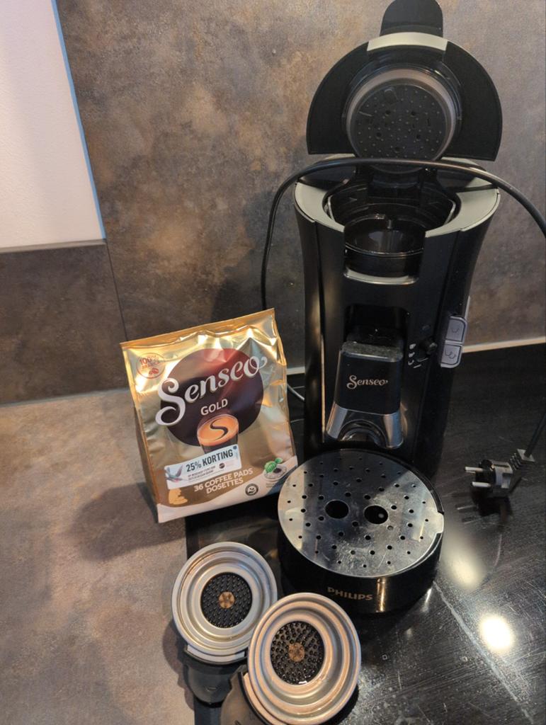 Philips Senseo Koffiezetapparaat met koffiepads, Ophalen, Koffiepads en cups, Koffiemachine, Zo goed als nieuw