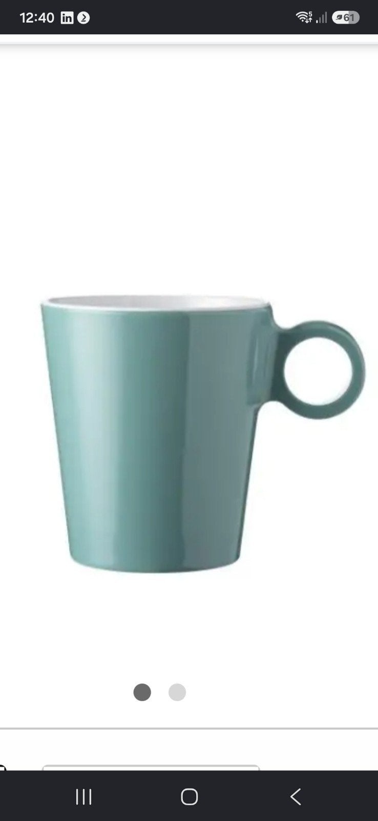 GEZOCHT: Mepal flow koffie mok/beker 160 ml, Ophalen of Verzenden, Zo goed als nieuw