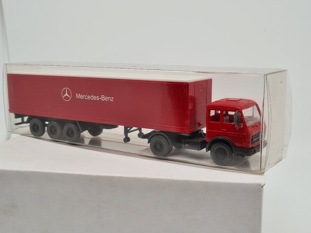 Merecdes vrachtwagen - Wiking 1/87, Verzenden, Zo goed als nieuw, Bus of Vrachtwagen, Wiking