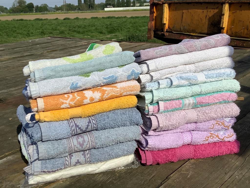 Partij handdoeken, Ophalen of Verzenden, Gebruikt, Handdoek