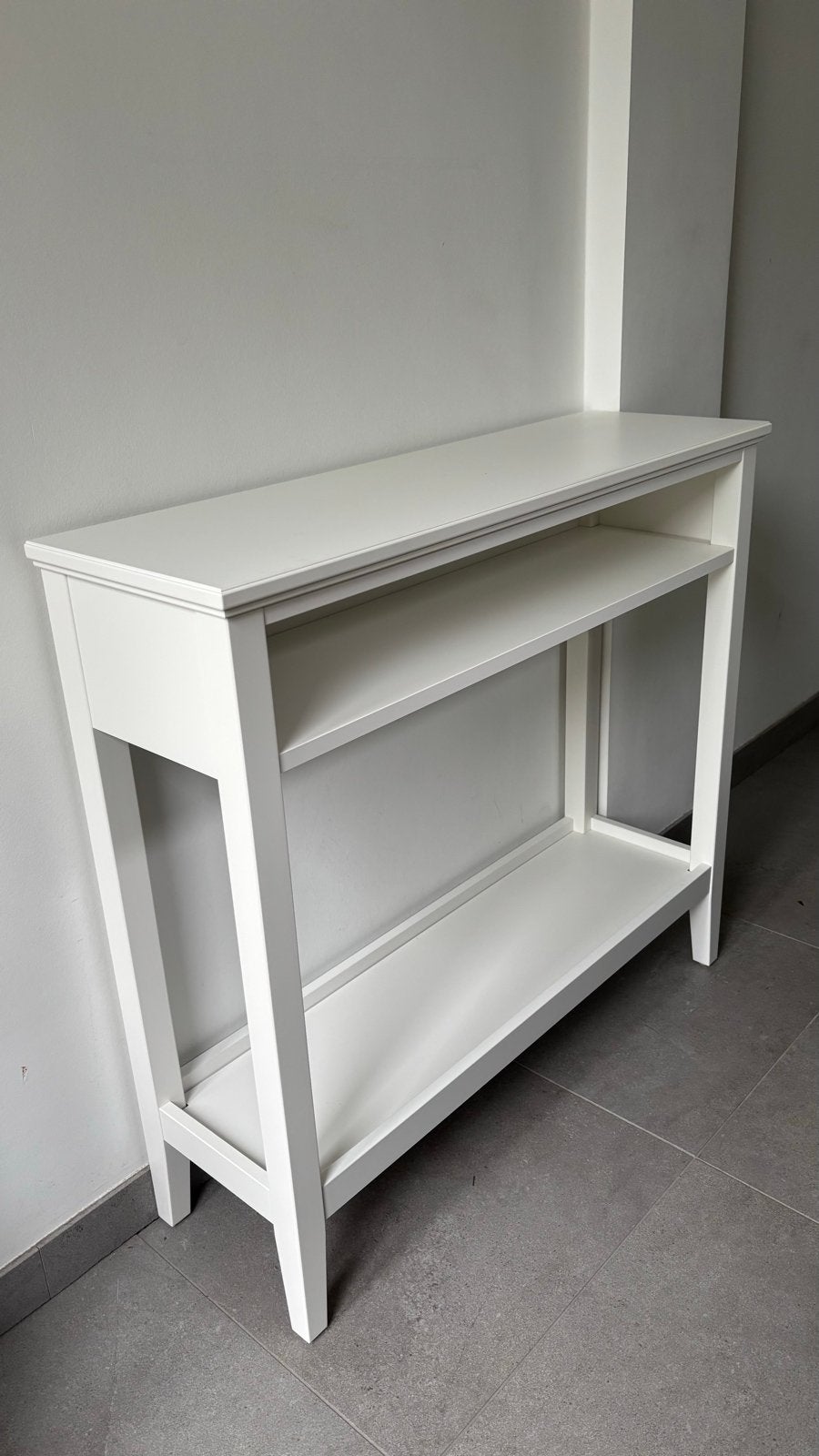 IKEA IDANÄS Sidetable wit, Ophalen, 100 tot 150 cm, Zo goed als nieuw, Overige houtsoorten