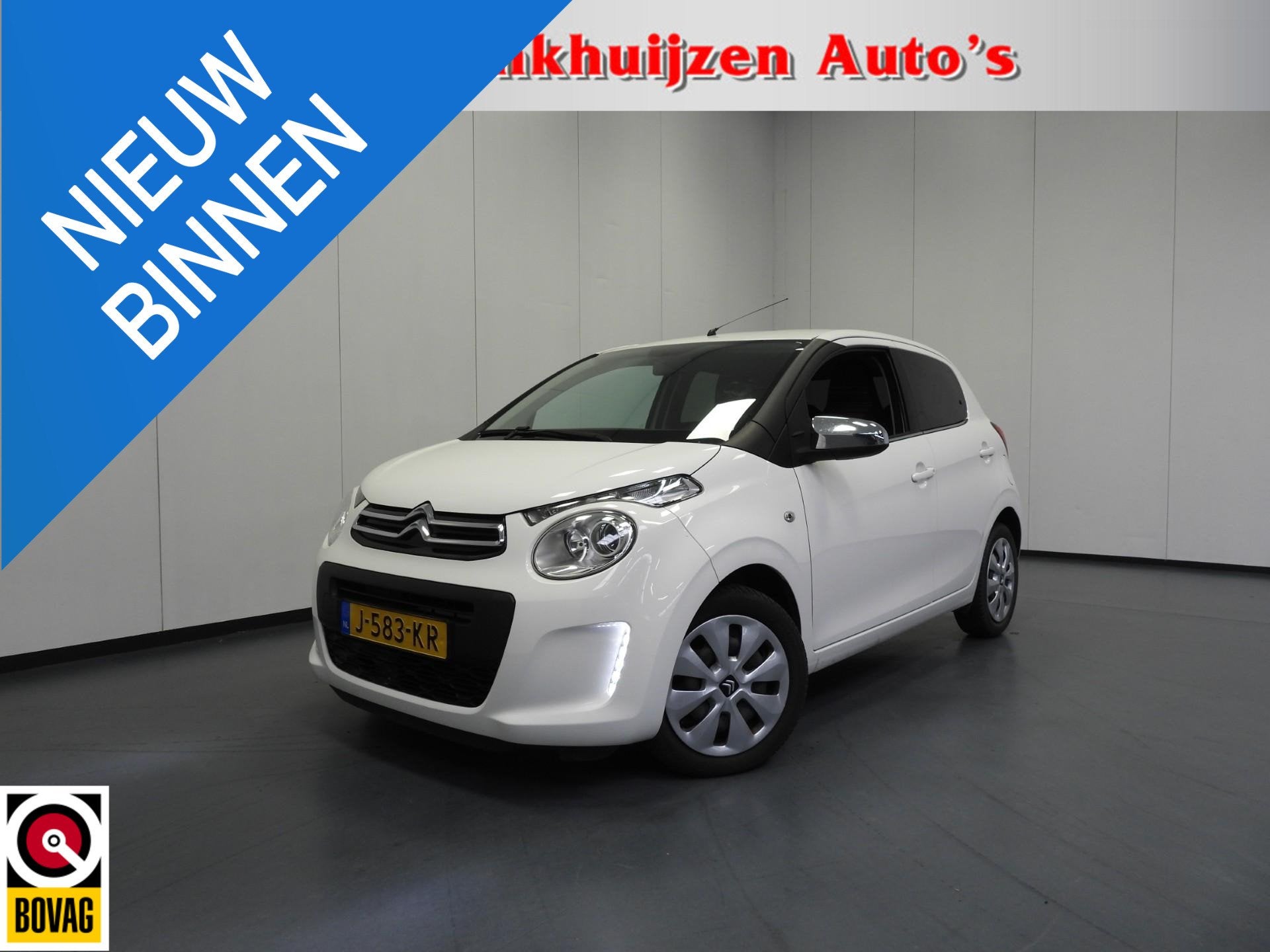 Citroen C1 1.0 VTi Feel Comfort AIRCO/BLUETOOTH!, Auto's, Voorwielaandrijving, Stof, Gebruikt, Euro 6