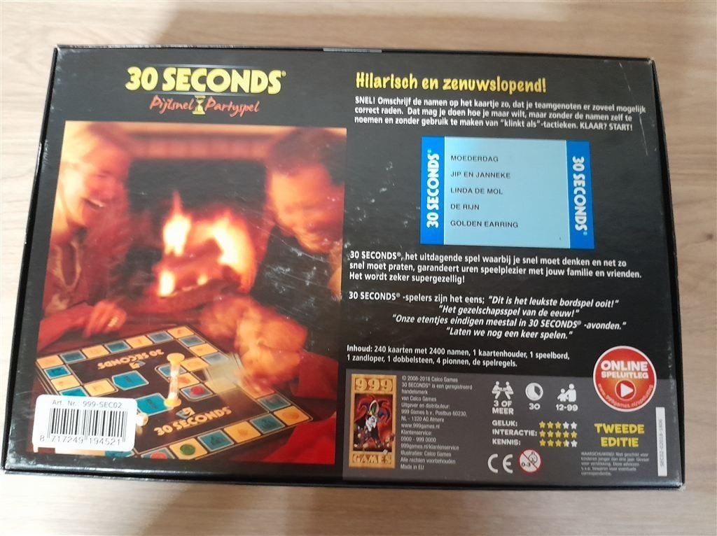 30 seconds 999 games [s1294], Verzenden, Zo goed als nieuw