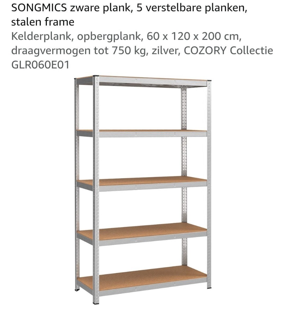 Zware Stellingkast - 4 Stuks, Ophalen, Gebruikt