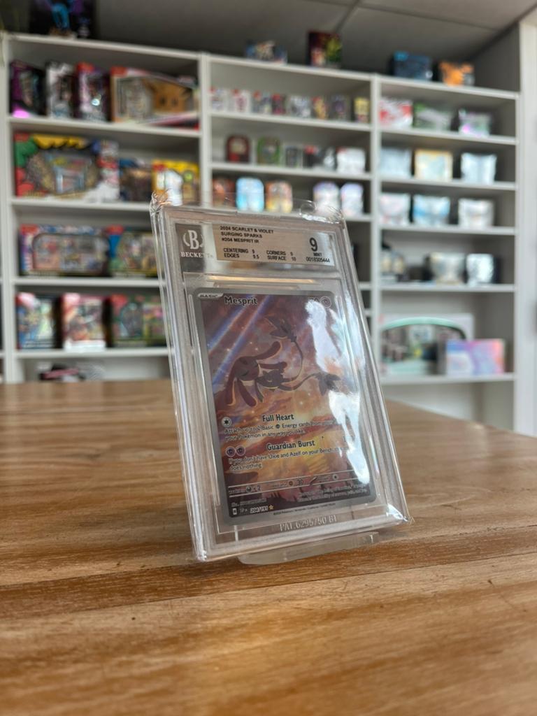 2024 Pokémon Mesprit SSP #204 BGS 9, Ophalen of Verzenden, Nieuw