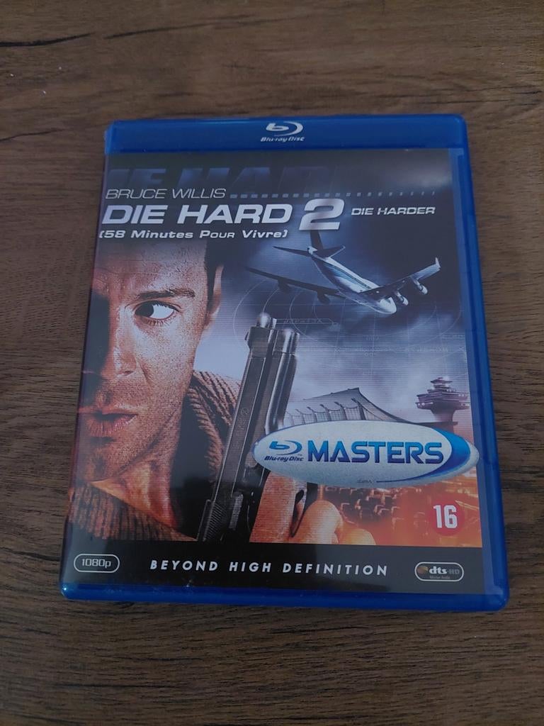 Die hard 2: Die harder, Cd's en Dvd's, Blu-ray, Ophalen of Verzenden, Zo goed als nieuw, Actie