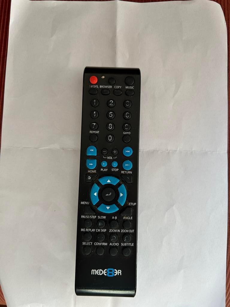 MEDE8ER Afstandsbediening voor Mediaspeler, Ophalen of Verzenden, Gebruikt, Origineel, Mediaspeler