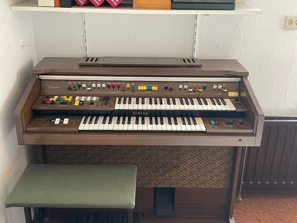 vintage orgel (Yamaha), Muziek en Instrumenten, Orgels, Ophalen, Gebruikt, 2 klavieren, Orgel