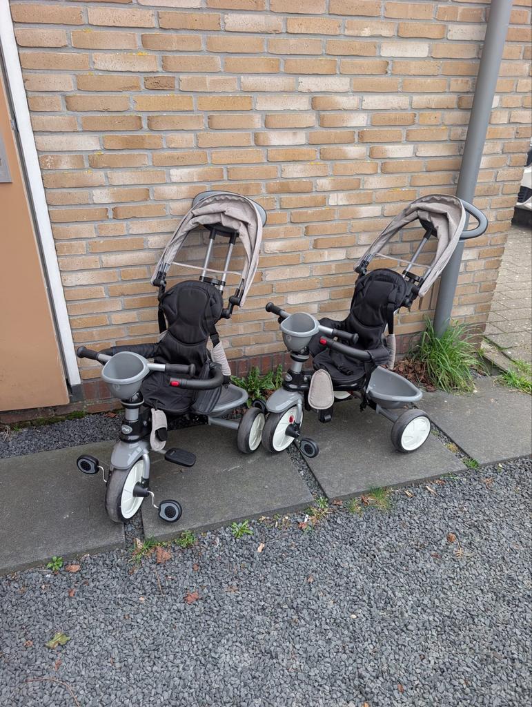 2 QPlay driewieler fietstjes, Ophalen, Zo goed als nieuw, Duwvoertuig