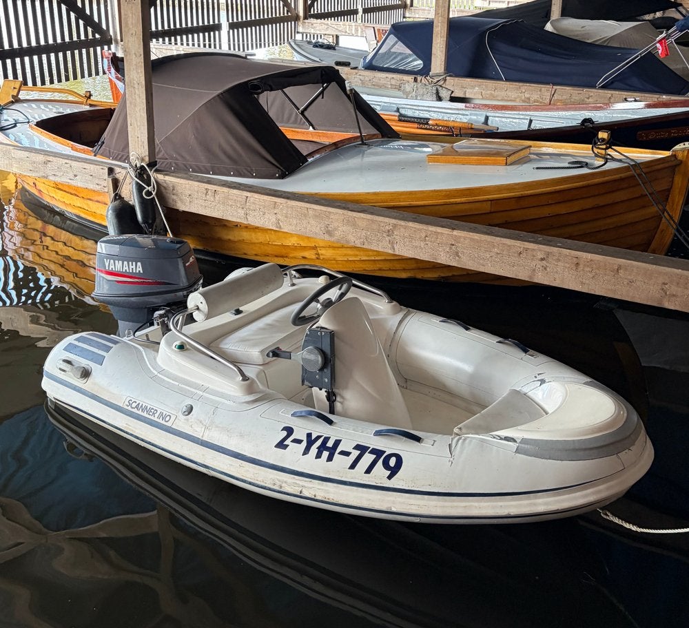 Scanner 320RIB met Yamaha 40pk buitenboordmotor inc trailer, Watersport en Boten, Ophalen, Polyester/glasvezel, Overige merken