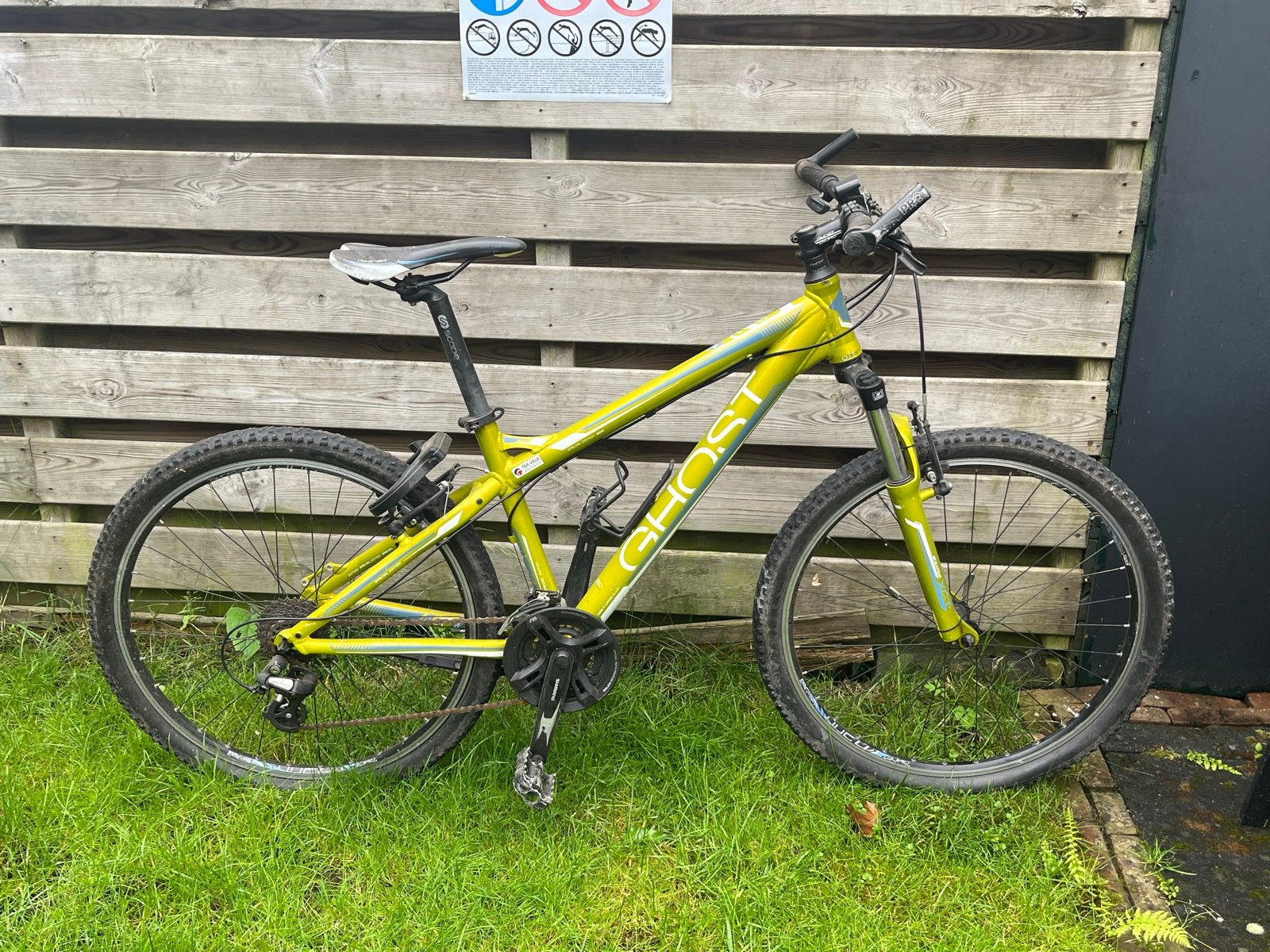 Ghost Mountainbike - Geel/Groen, Overige merken, Gebruikt, Hardtail, 45 tot 49 cm