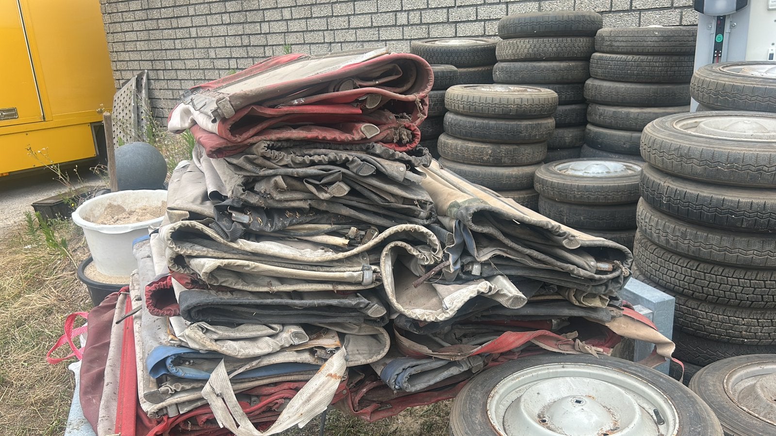 22x Dak 2cv met raam Gratis afhalen, Ophalen, Gebruikt, Achterklep, Voor